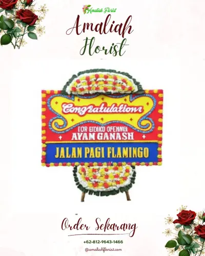 Bunga Papan Congratulation di Gandu